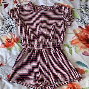 American Apparel Red White & Blue Romper